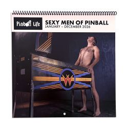 'The Sexy Men of Pinball 2026 Calendar